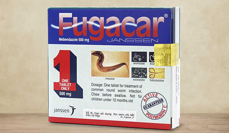 thuốc tẩy giun fugacar