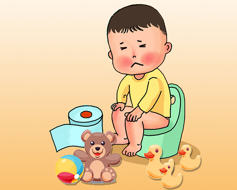 táo bón trẻ em