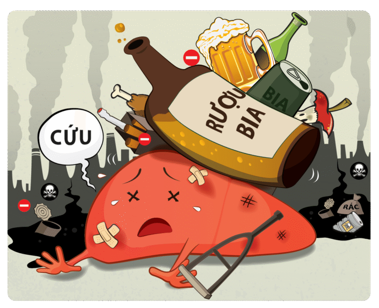 tác hại rượu bia