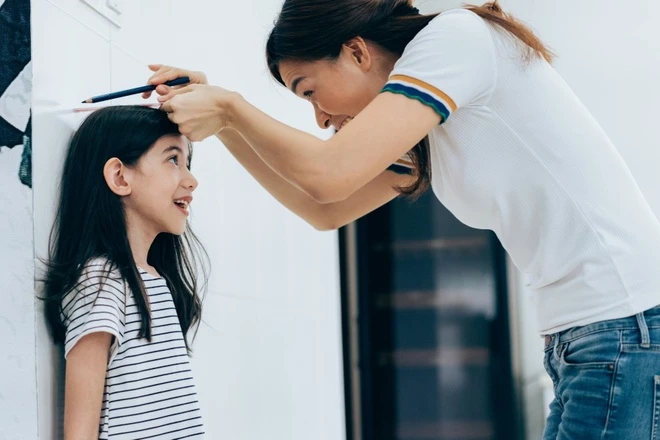 chiều cao của trẻ