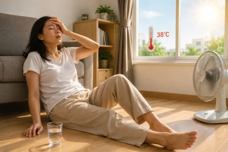 tụt huyết áp vào mùa hè