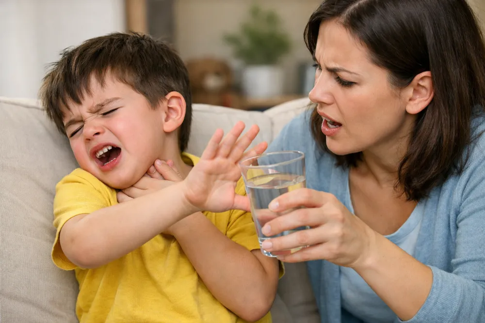 vì sao trẻ lười uống nước